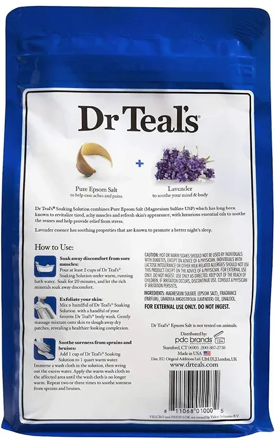 Dr Teal's Epsom Salt Lavender