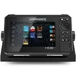 Lowrance HDS-Live Fish Finder, Multi-Touch Screen, Live Sonar Compatible, Preloaded C-MAP US Enhanced Mapping