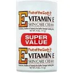 Fruit of The Earth Vitamin-E Skin Care Cream - 4 Oz.X 2 Pcs