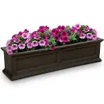 Mayne 4 ft. Fairfield Window Box - Espresso