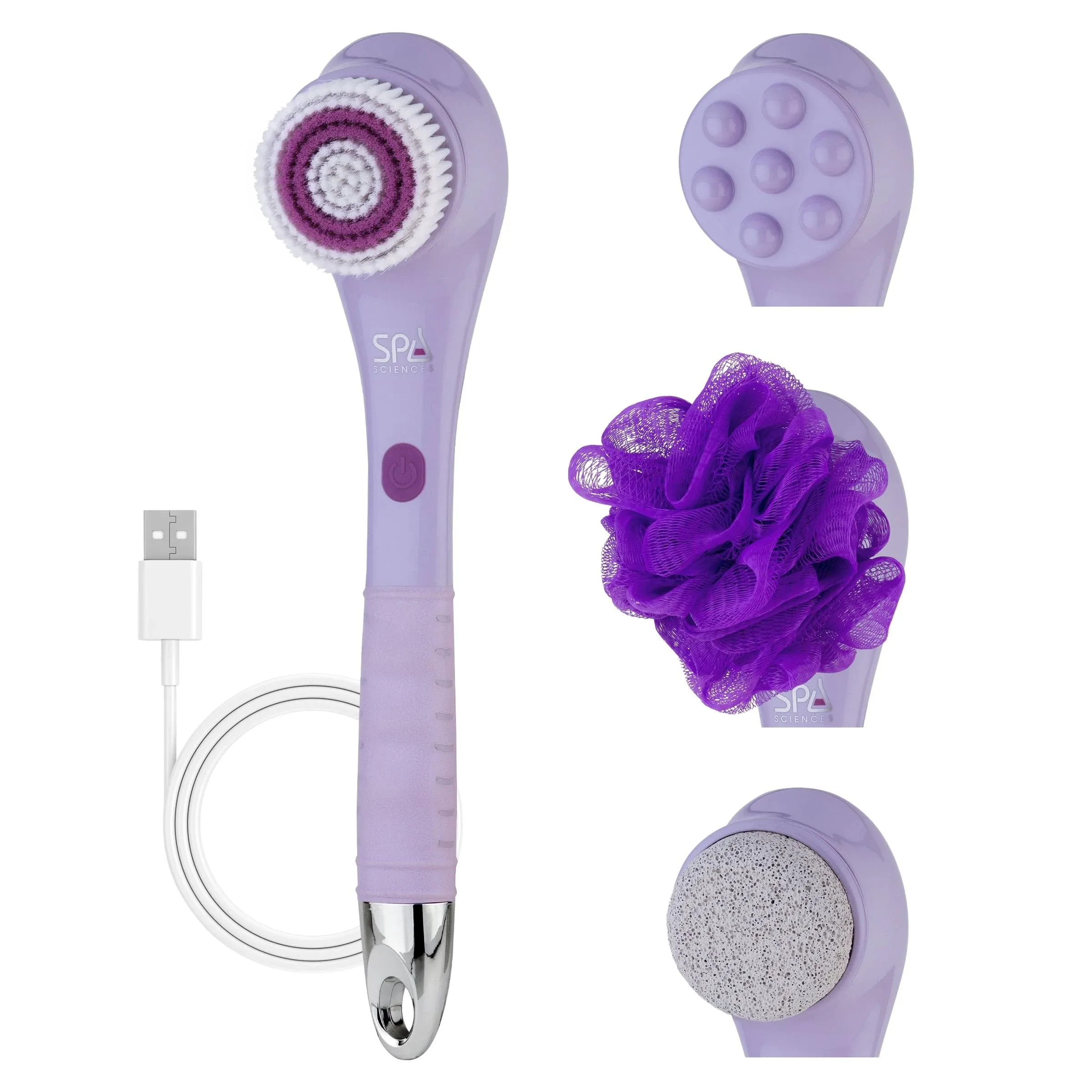 4 in 1 Antibacterial shower/bath body brush