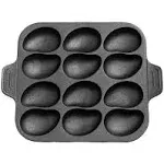 BBQGuys Signature Cast Iron Oyster Pan