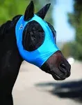 Professional's Choice Comfort Fit Lycra Fly Mask Pacific Blue Pony