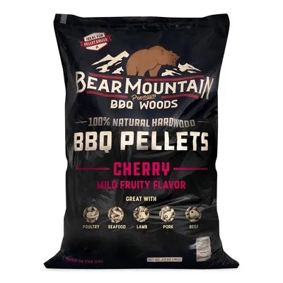 Bear Mountain 100% Natural Hardwood Alder BBQ Pellets - 20 lb.