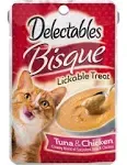 Delectables Bisque Lickable Treat, Tuna & Chicken, Bisque - 1.4 oz