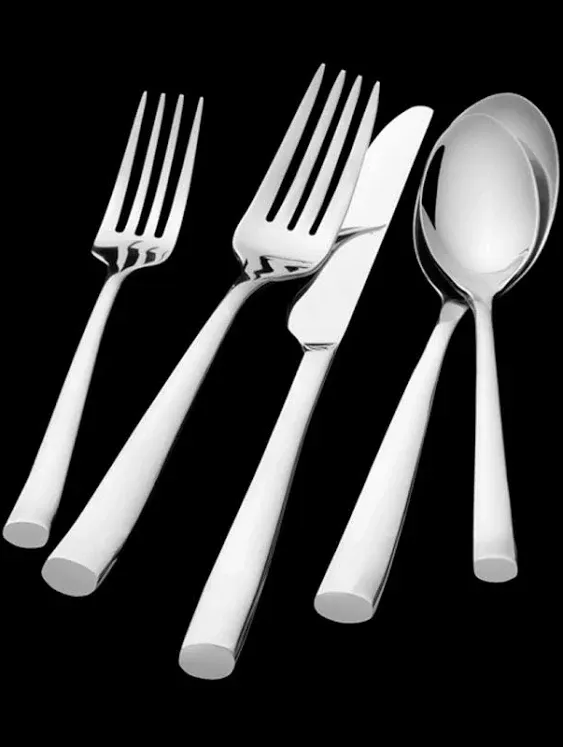 Mikasa, Addison Flatware Service for 4, 20 Piece Set, 18/0 Stainless Steel Silverware Set