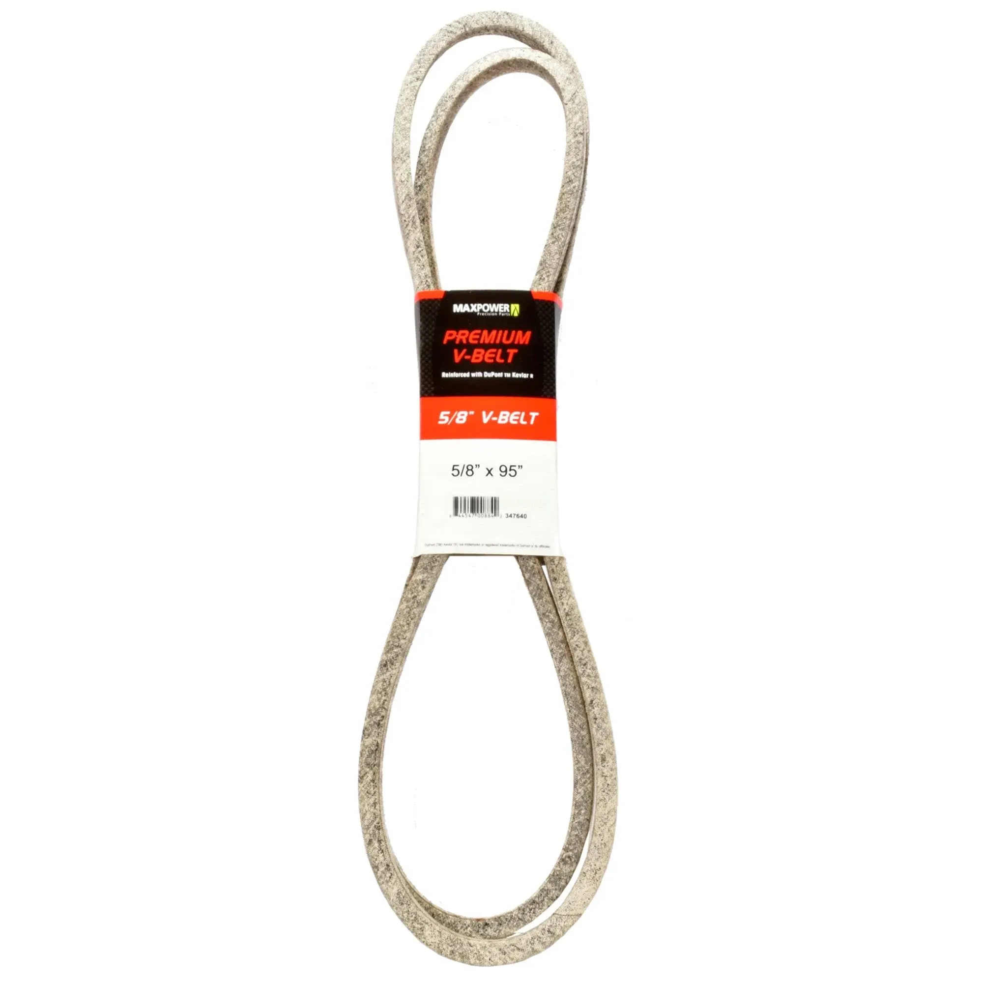 Maxpower 347640 Premium Belt Reinforced with Kevlar Fiber Cords, 5/8" x 95"