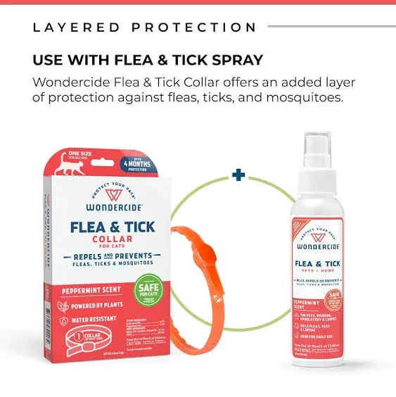 Wondercide Flea & Tick Collar for Dogs - Peppermint