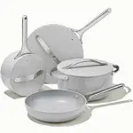 Caraway Nonstick Ceramic Cookware Set Pots Pans Lids and Kitchen Storage