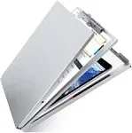 Sunnyclip Aluminum Clipboard Metal with Storage Form Holder Aluminum Metal Binder