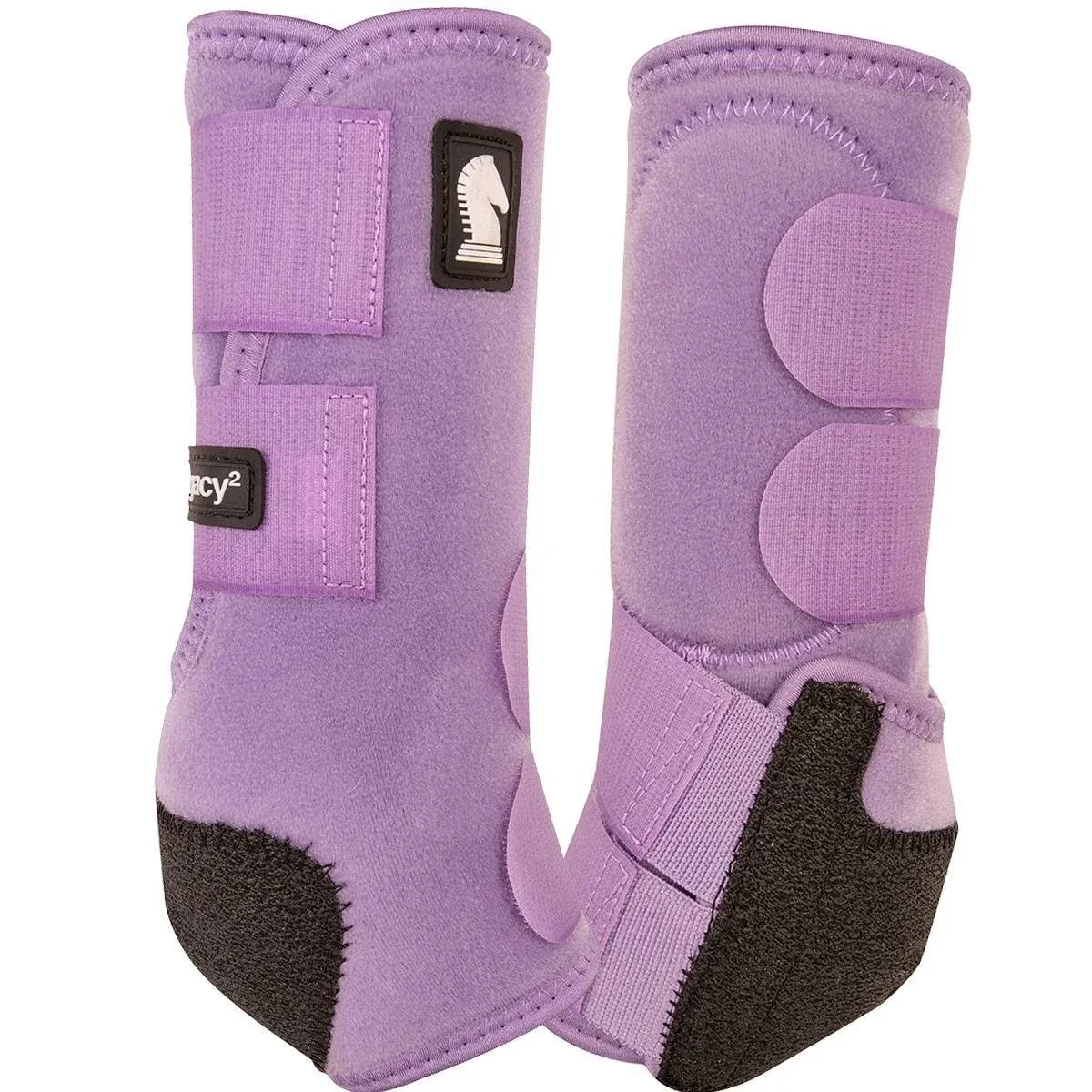 Classic Equine Legacy2 Front Support Boots, Lavender, Medium