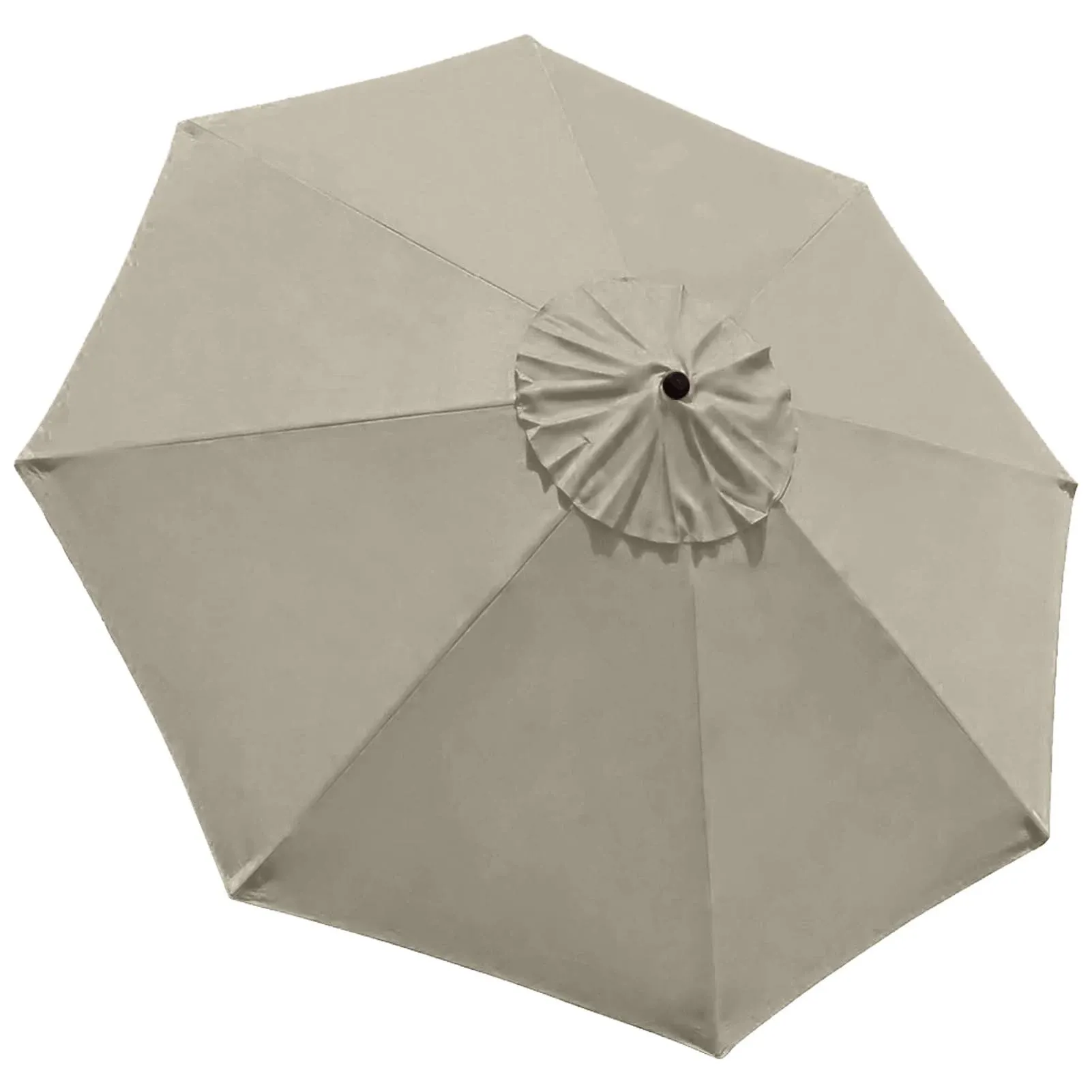 EliteShade USA 9ft 8 Ribs Market Patio Umbrella Canopy Cover