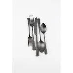 Cerys Black Satin 20-Piece Flatware Set