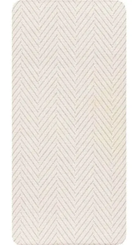 nuLOOM Casual Herringbone Anti Fatigue Kitchen or Laundry Room Comfort Mat, 2x4, Beige