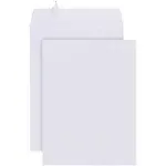 Office Depot Clean Seal(TM) Catalog Envelopes, 9in. x 12in., White, Pack Of 25,