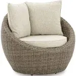 Ashley Danson Swivel Lounge with Cushion (Set of 2)