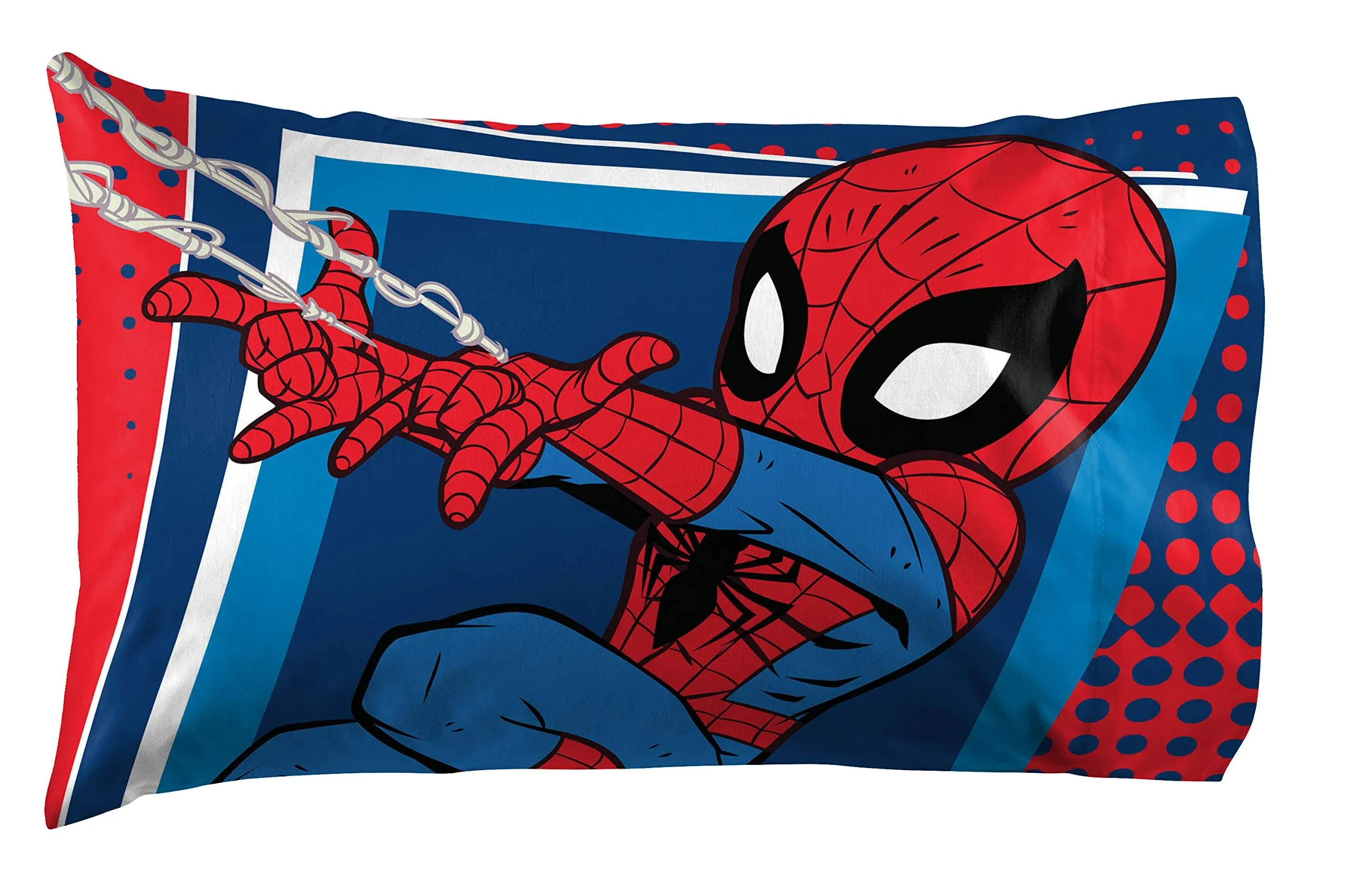 Jay Franco Marvel Super Hero Adventures Go Spidey 1 Pack Pillowcase - Double ...