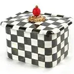 MacKenzie-Childs - Courtly Check Enamel Recipe Box