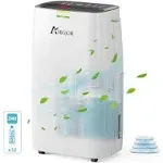 32-Pint Dehumidifier for Basement and Large Room - 2000 Sq. Ft，Quiet Dehu