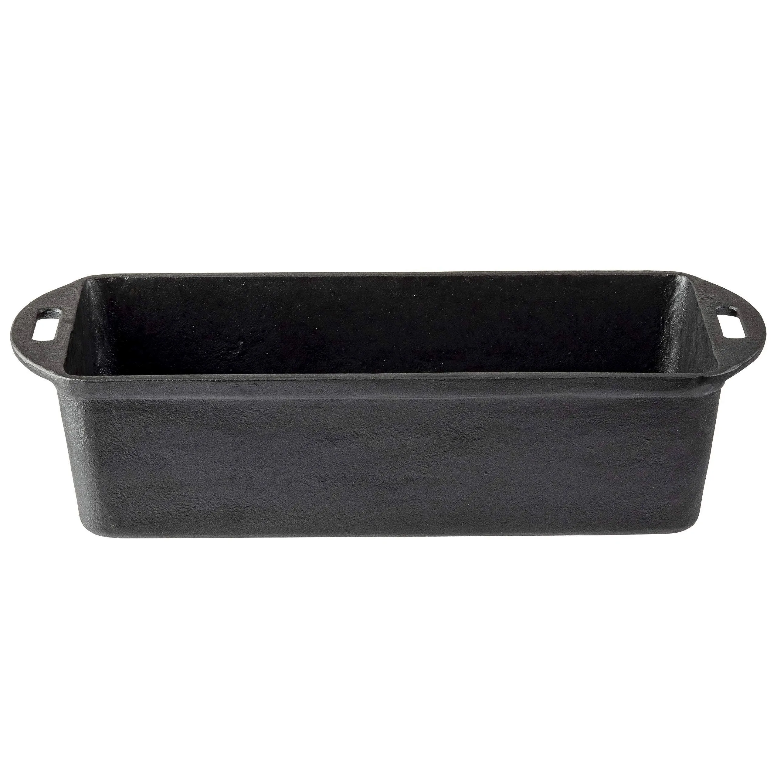 Tablecraft Rectangular Loaf Pan, Cast Iron 10.125x 5.25x2.875&#034; (12&#034; L w/Handles)