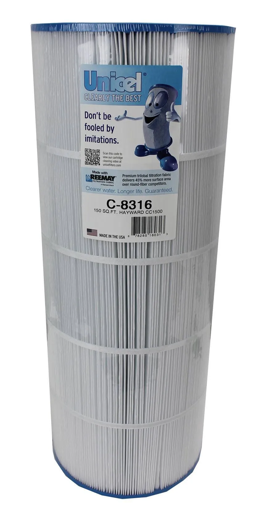 Unicel C-8316 Replacement Cartridge Filter 150 Sq ft Hayward Xstream CC1500RE