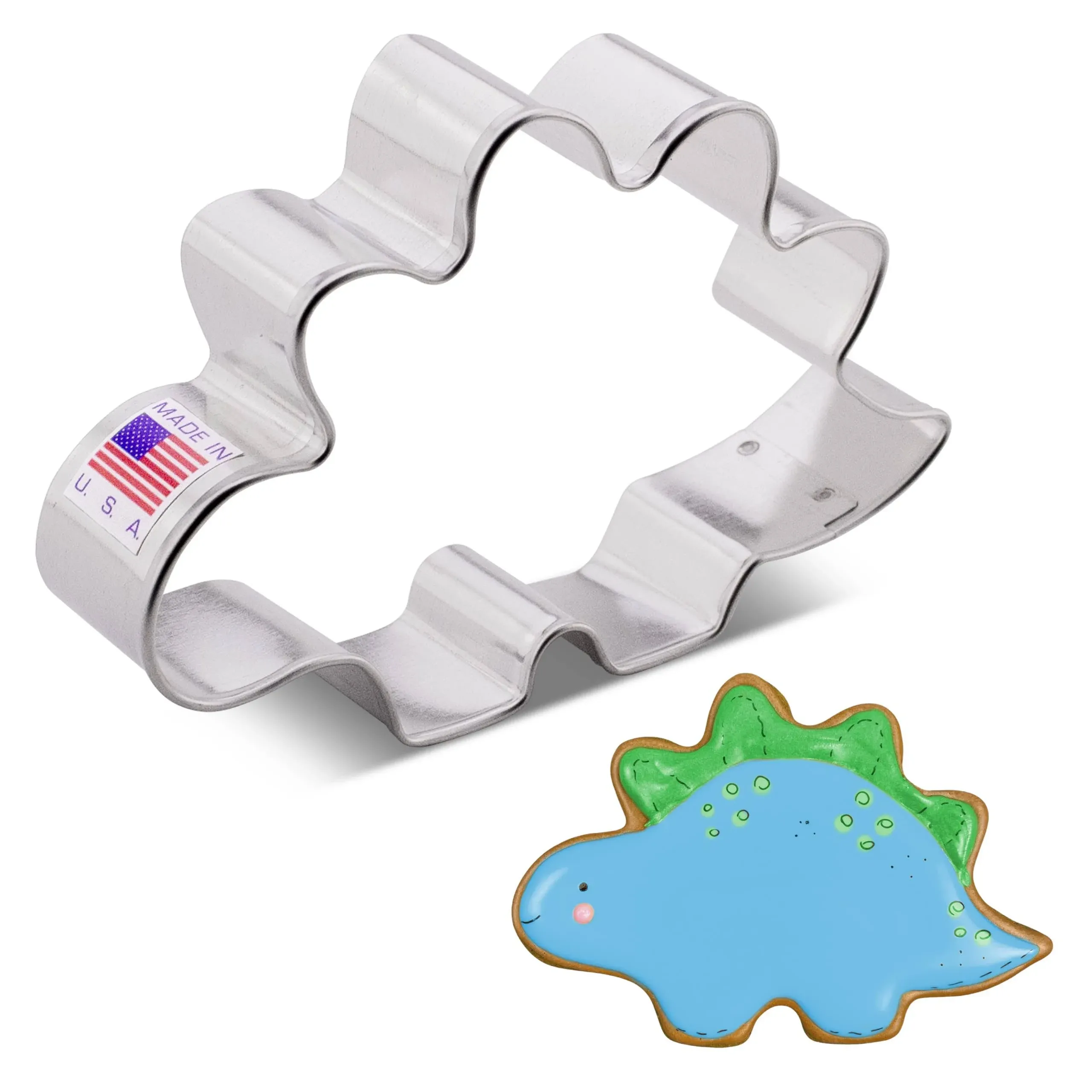 Baby Stegosaurus Cookie Cutter 2.72" x 4.2"