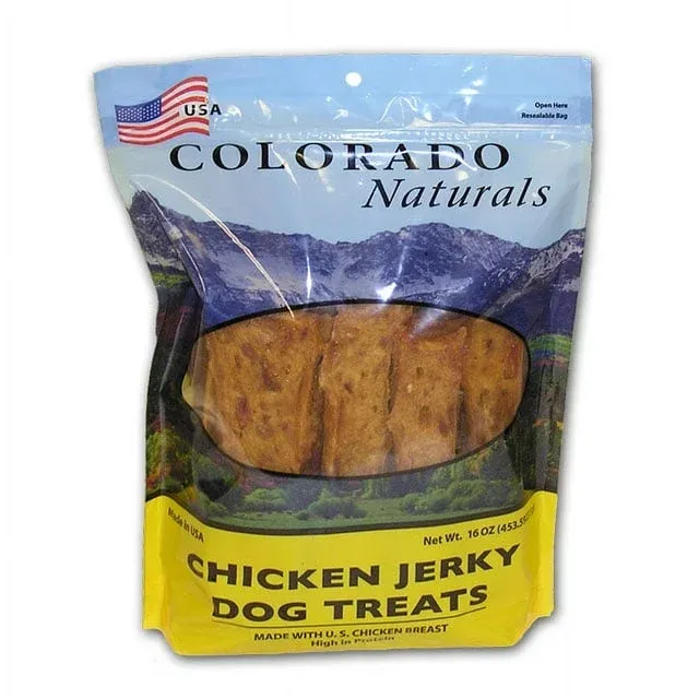 Plato Chicken Jerky with Pumpkin Dog Treats 16 oz.