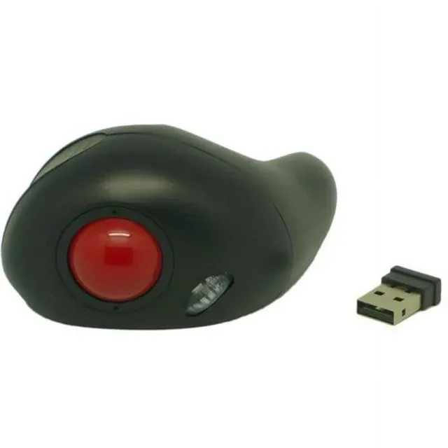 PC Wireless Laptop Trackball Finger USB PC Mice Handheld Desktop