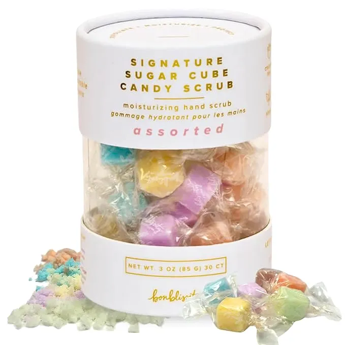 Bonblissity Signature Assorted Sugar Cube Candy Scrub