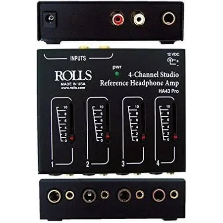 Rolls HA43PRO 4 CH Headphone Amp