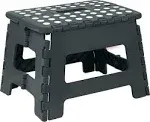 Utopia Home Folding Step Stool - (Pack of 1) Foot 9 Inch 1), Gray 