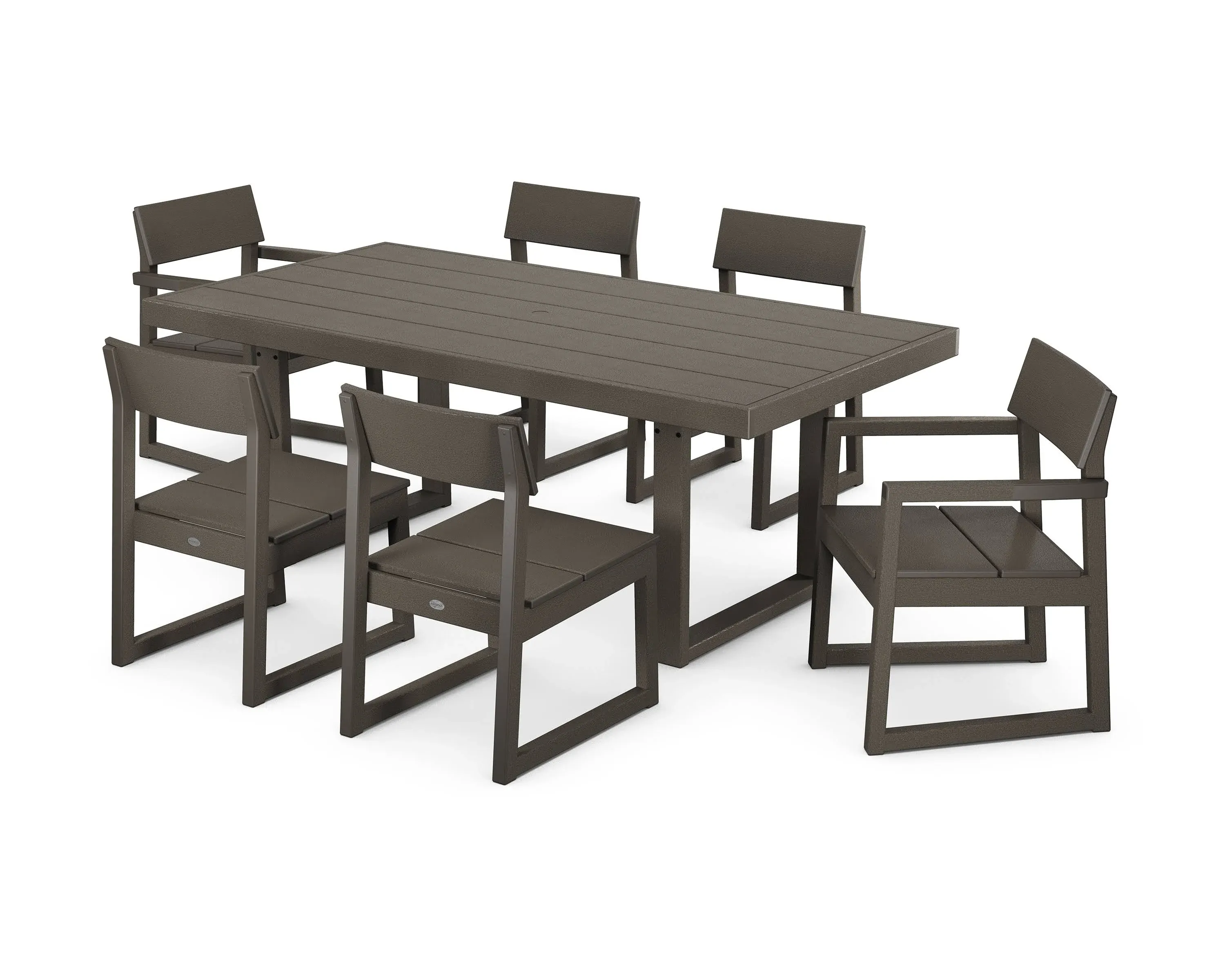 POLYWOOD Edge 7-Piece Dining Set