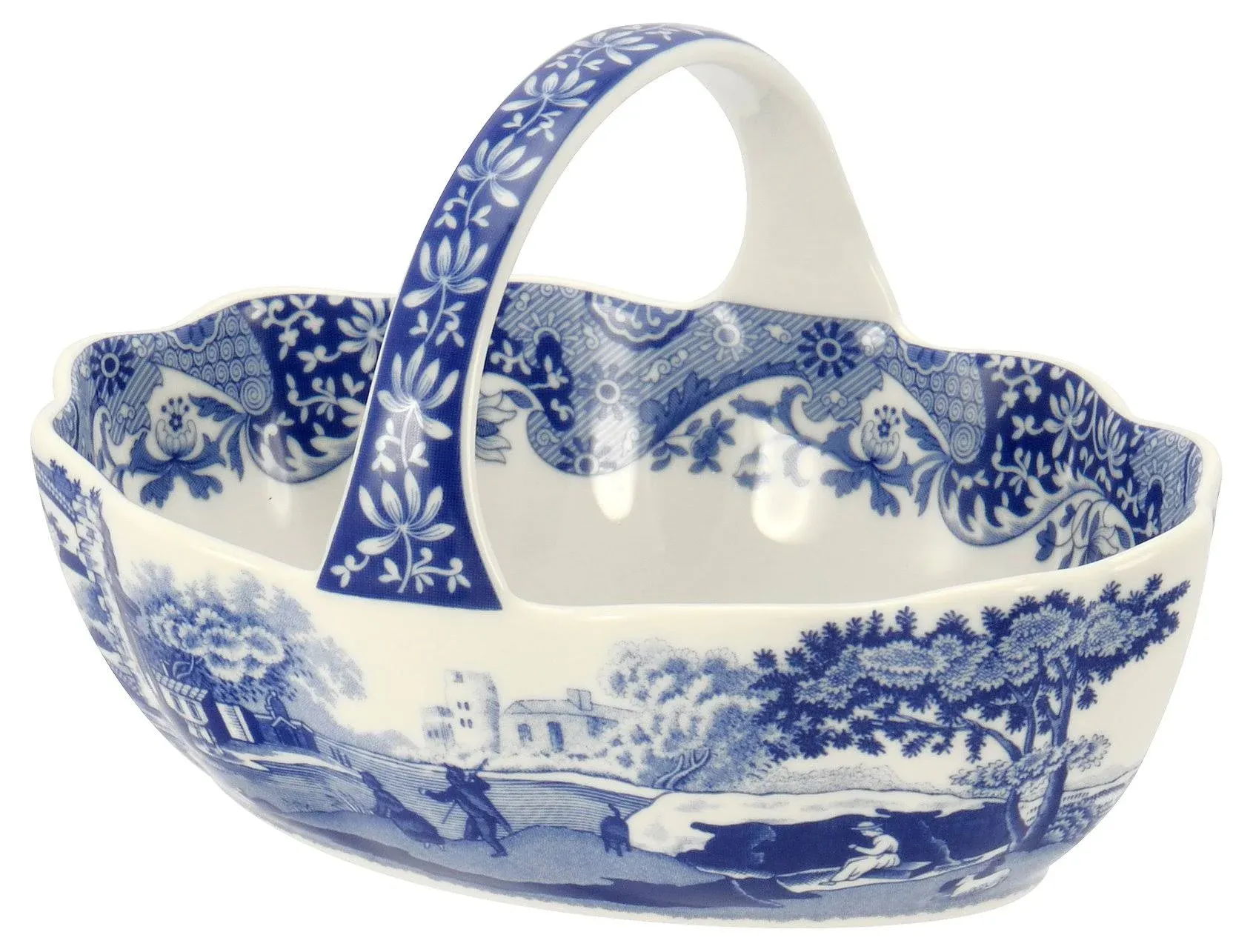 Blue Italian Basket Bowl by Spode