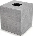 Kassatex Slate Tissue Holder - Grey