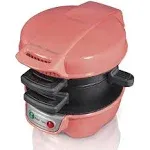 Hamilton Beach 25483 Breakfast Sandwich Maker, Coral