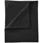 Port & Company Core Fleece Sweatshirt Blanket Jet Black BP78