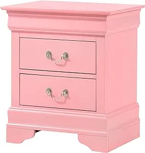 Glory Furniture LouisPhillipe G02104-N Nightstand , Pink