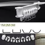 Ceiling Curtain Track Window Rod Rail System Flexible Curve Divider Rv Privacy