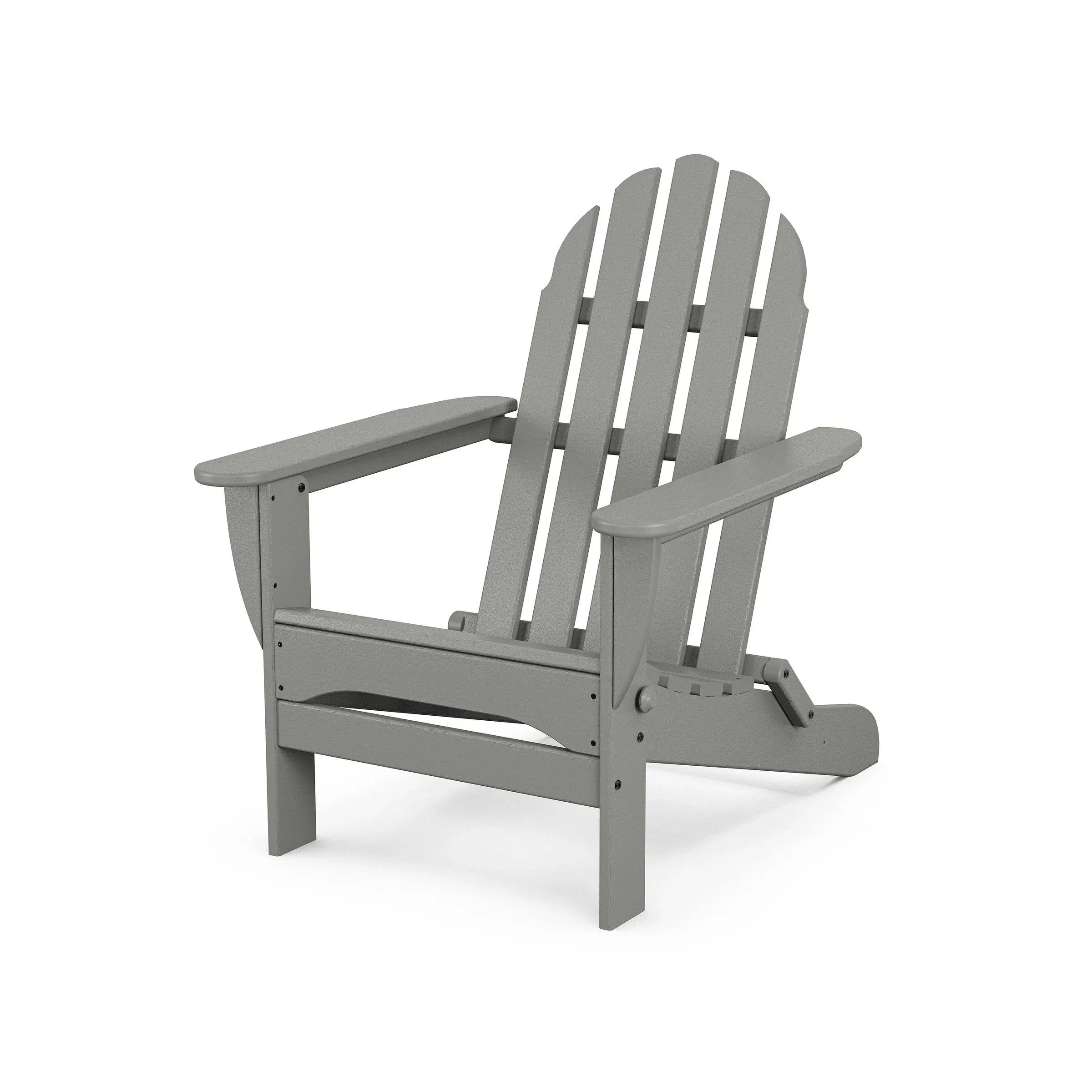 Classic Outdoor Adirondack Chair, Slate Grey