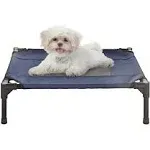 Petmaker Portable Raised Cot-Style Elevated Pet Bed, Blue