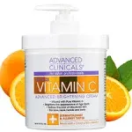 Vitamin C, Advanced Brightening Cream, 16 oz (454 g)