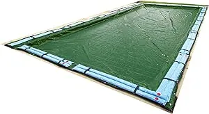 Blue Wave Silver 12-Year 20-ft x 40-ft Rectangular In Ground Pool Winter Cover