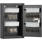 KYODOLED Key Cabinet Wall Mount Key Storage Lock Box with Combination Lock Steel Key Box