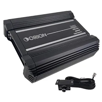 Orion XTR Series XTR1500.1DZ High Power Monoblock Class-D Car Amplifier - 1500W RMS, 1-Ohm Stable, Low-Pass Crossover, Bass Boost Control, MOSFET Power Supply, Bass Knob Included, Made in Korea