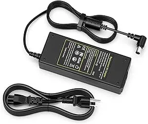 DC 19V Power Supply for Samsung TV 32" UN32J400, UN32J4000AF, UN32J5205, UN32J400DAF, UN32J5003, UN32J400DAFXZA, UN32J525D, UN32J525DAF; LG Monitor 19" 20" 22" 23" 24" 27" 32" Power Adapter