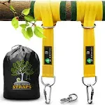 Benicci Safe Tree Swing Hanging Kit Set of 2 - 10ft Long Straps with Two Allo...