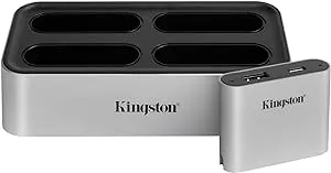 Kingston Workflow Station and Readers (Customizable USB 3.2 Gen 2 Dock and USB miniHub with USB-A/C) WFS-U