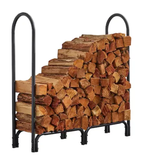 4 ft Steel Quarter Cord Firewood Rack