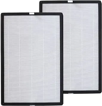 PUREBURG Replacement Ture HEPA Filters Compatible with Bagotte BAP20 Air Purifier, Part Number BAP20-HF, H13 3-Stage Filtration High-efficiency Air Clean Dust VOCs,2-Pack