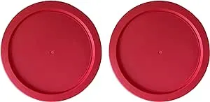 Replacement Lid for Pyrex 6" Storage Plastic Cover 4 Cup Bowl Dish 7201-PC Red (2-Pack)